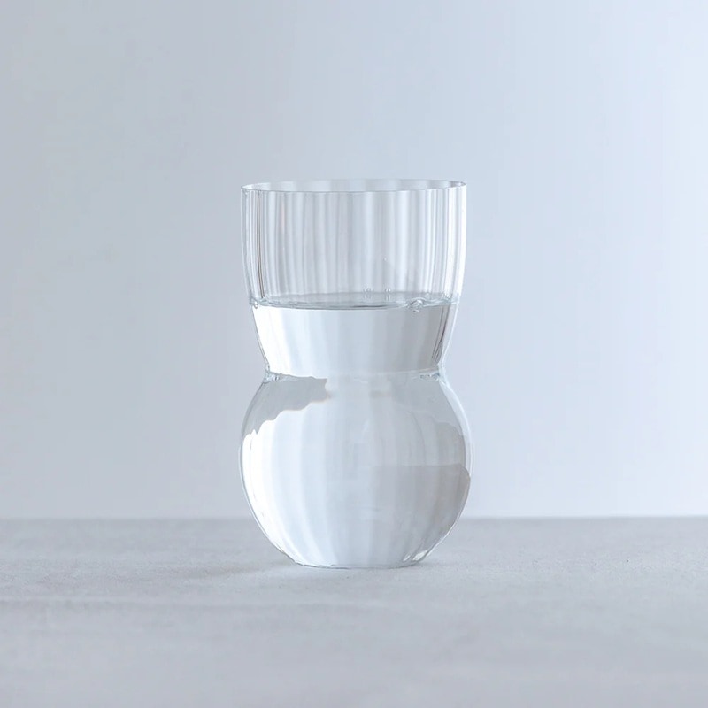 木村硝子｜タンブラー キャビア 0０2 ウォーター  300cc  ハンドメイド 24％クリスタル