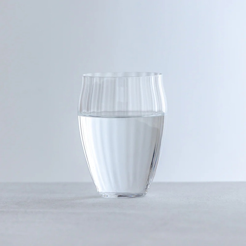 木村硝子｜タンブラー キャビア 0０4 ウォーター  330cc  ハンドメイド 24％クリスタル