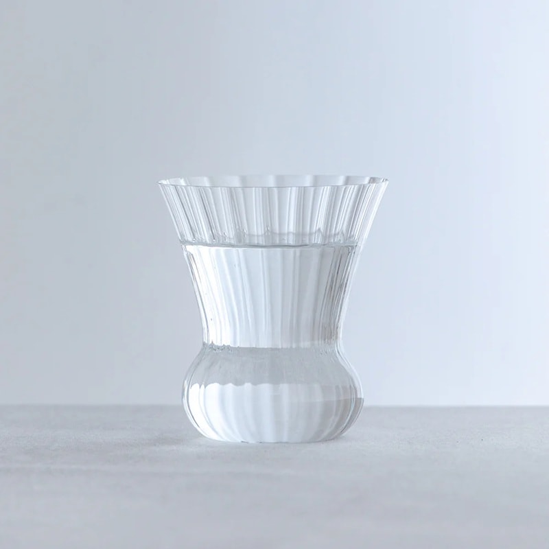 木村硝子｜タンブラー キャビア 0０5 ウォーター  310cc  ハンドメイド 24％クリスタル