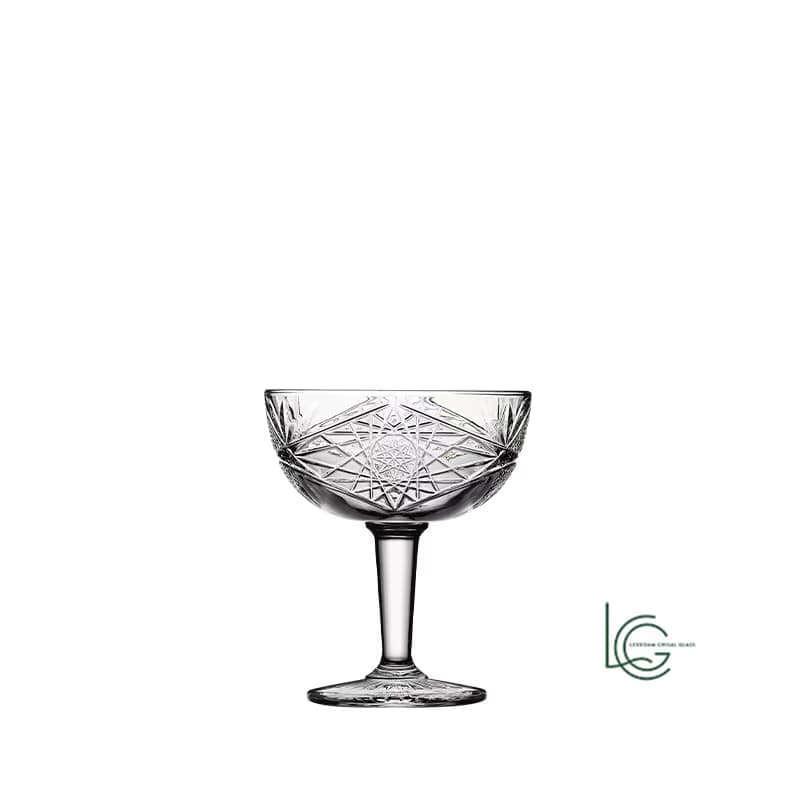 レアダムクリサルグラス（Leerdam Crisal Glass）　アイコン クープ 250ml｜星形ホブスターカット・シャンパン＆カクテル兼用 業務用 クープ シャンパングラス