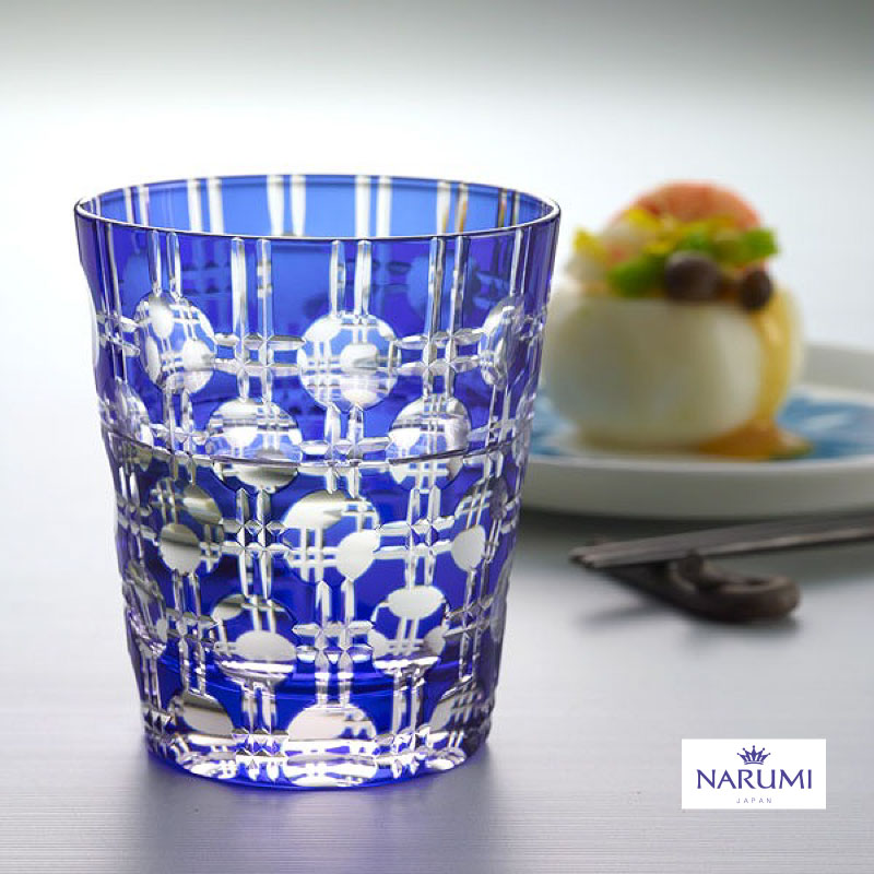 NARUMI（ナルミ）｜ロックグラス グラスワークス エタニティー (青) 250cc GW6057-227BL  高級感 お洒落 モダン