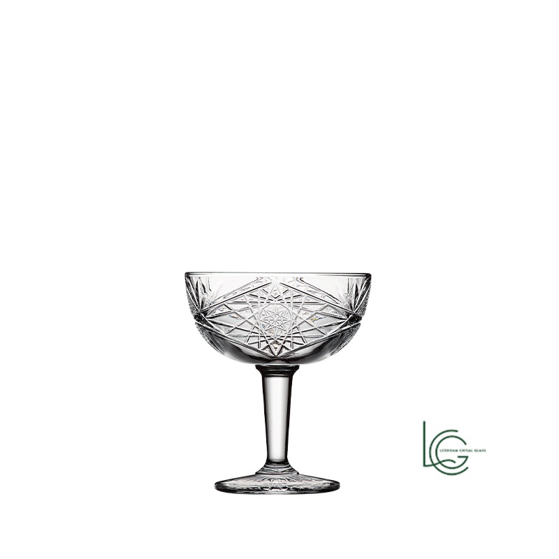 レアダムクリサルグラス（Leerdam Crisal Glass）　アイコン クープ 250ml｜星形ホブスターカット・シャンパン＆カクテル兼用 業務用 クープ シャンパングラス