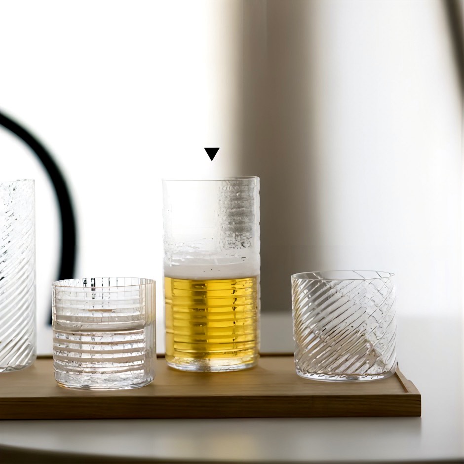 廣田硝子｜タンブラー グラス 大 透明 22232-L 舫 もやい ビアグラス ソフトドリンク シェルシリーズ おしゃれ 高級感