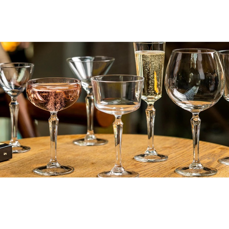 レアダムクリサルグラス（Leerdam Crisal Glass）SPKSY スピークイージー シャンパーニュ 247ml クープ 1920年代禁酒法時代デザイン 六角形ステム バー・レストラン・ブライダル向け業務用シャンパングラス 画像2