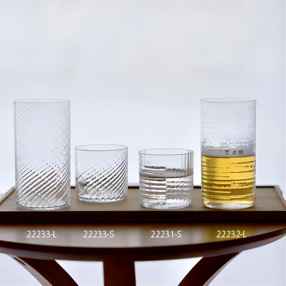 廣田硝子｜タンブラー グラス 小 透明 22231-S 舫 もやい デザート 前菜 シェルシリーズ おしゃれ 高級感