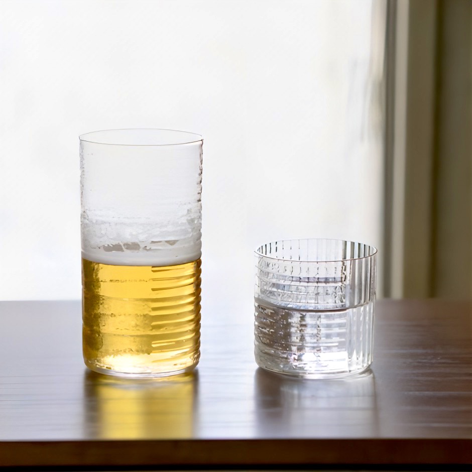 廣田硝子｜タンブラー グラス 小 透明 22231-S 舫 もやい デザート 前菜 シェルシリーズ おしゃれ 高級感