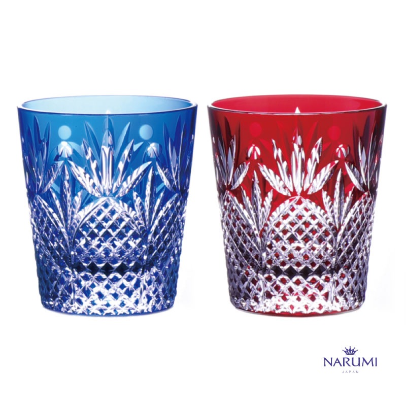 NARUMI(ナルミ)|ロックグラス グラスワークス プリンス 270cc 2人用 GW6070-2270 ペア カットグラス 高級感 お洒落