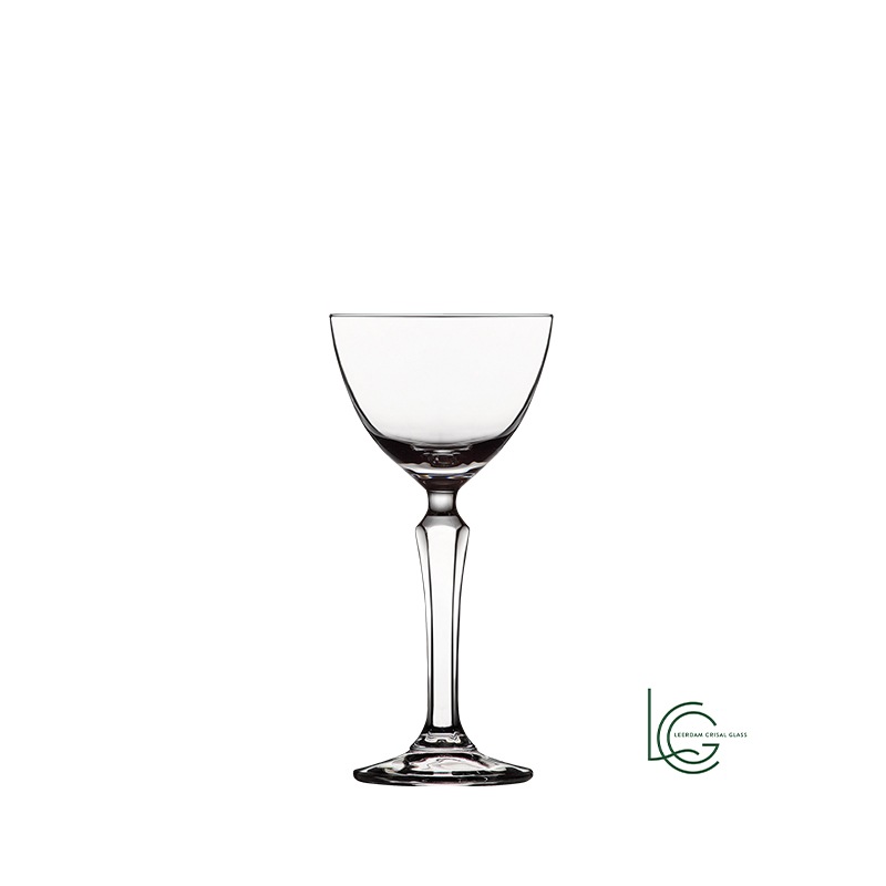 レアダムクリサルグラス（Leerdam Crisal Glass） SPKSY スピークイージー ニック＆ノラ 140ml｜六角形ステムのカクテルグラス 禁酒法時代デザイン マティーニ・マンハッタンに