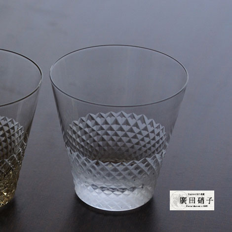 【江戸硝子／綾 １０オンスオールド フロスト】