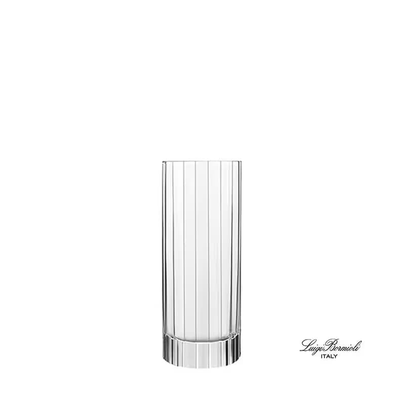 Luigi Bormioli(ルイジ・ボルミオリ)バッハ 360ビバレッジグラス 360ml アール・デコ調ファセットデザイン 食器洗浄機対応 ハイボール・ソフトドリンク・アイスコーヒー向け業務用タンブラー