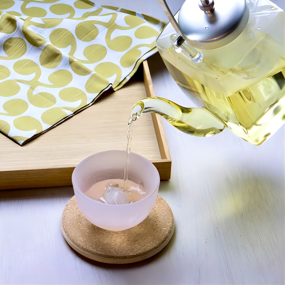 廣田硝子｜ちろり 長角ちろり 銀ソフト（中子付き） 156-SLF お酒 お茶 高級感 おしゃれ 日本製 耐熱性 個性的