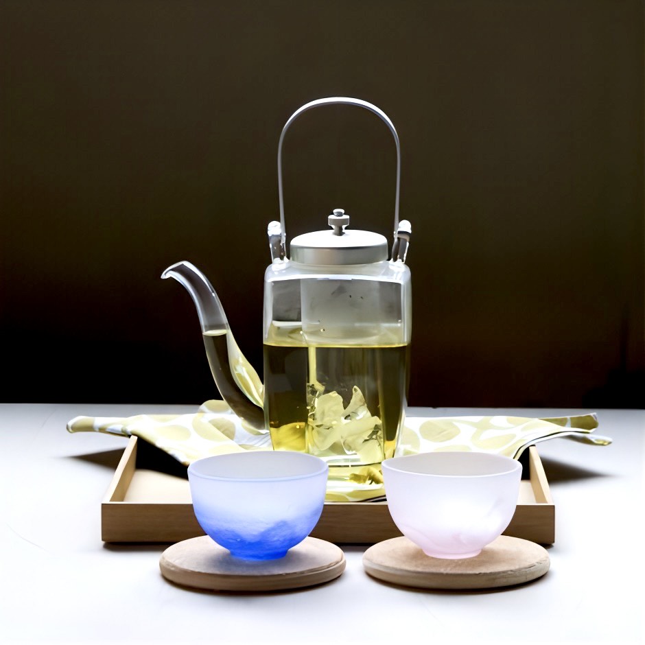 廣田硝子｜ちろり 長角ちろり 銀ソフト（中子付き） 156-SLF お酒 お茶 高級感 おしゃれ 日本製 耐熱性 個性的