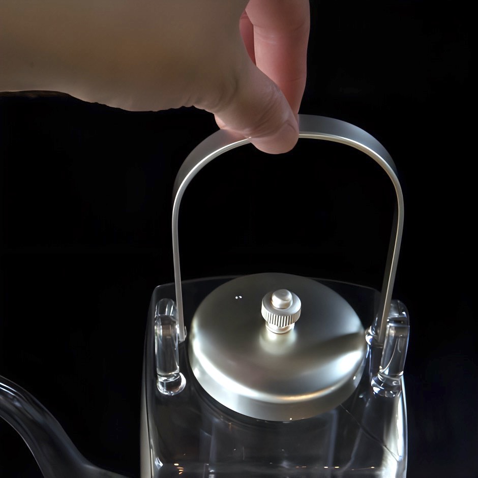 廣田硝子｜ちろり 長角ちろり 銀ソフト（中子付き） 156-SLF お酒 お茶 高級感 おしゃれ 日本製 耐熱性 個性的