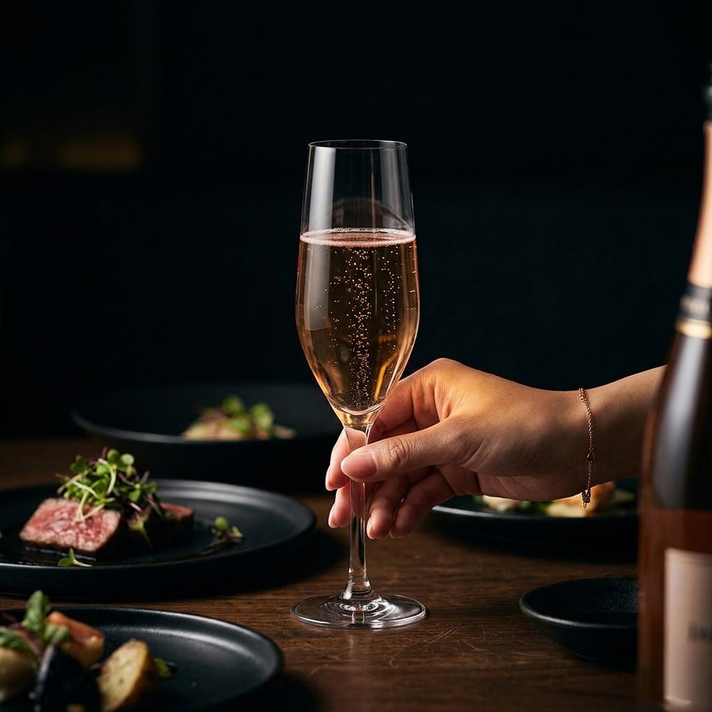 Chef & Sommelier(シェフ&ソムリエ)エヴィデンス フルート16 シャンパングラス 160cc|Kwarx全面強化ガラス 無鉛クリスタル 食洗機対応 割れにくい スパークリングワイン 画像4