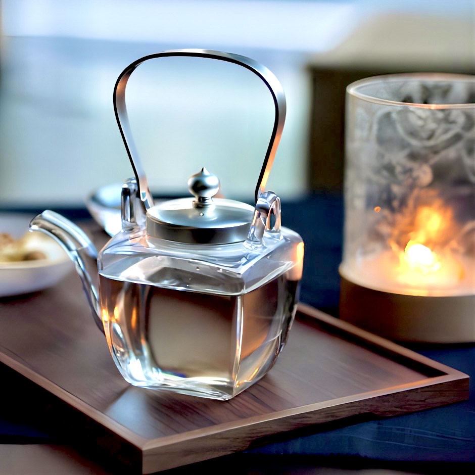 廣田硝子|ちろり ミニちろり 銀ソフト(単品) 155-SLF お酒 お茶 だし汁ポット 高級感 おしゃれ 日本製 耐熱性 個性的