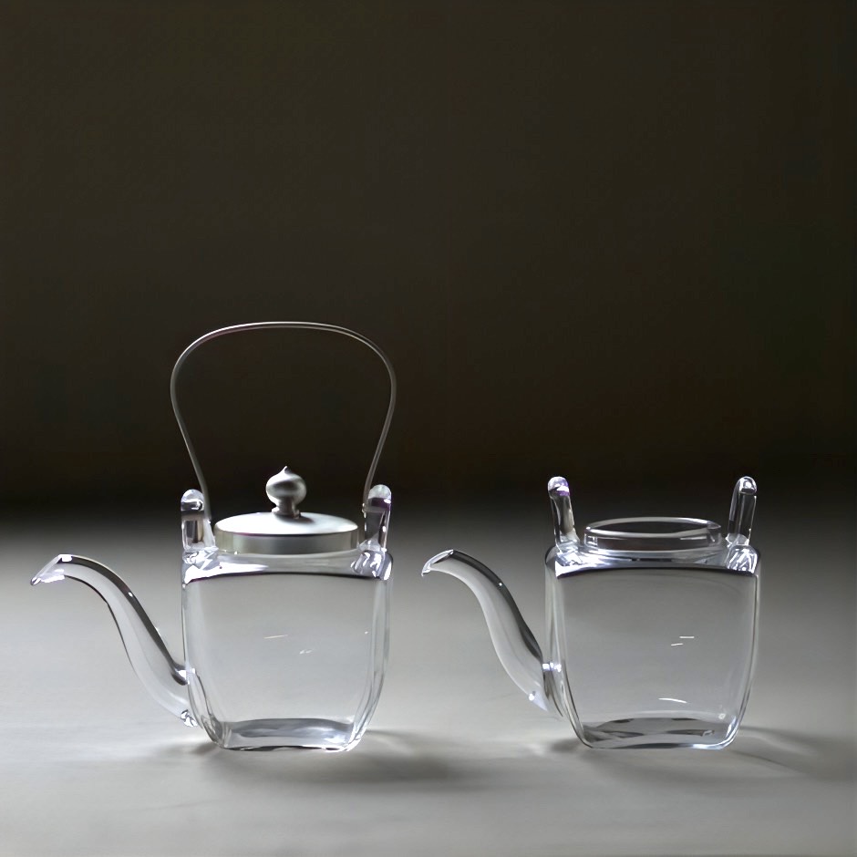 廣田硝子|ちろり ミニちろり 銀ソフト(単品) 155-SLF お酒 お茶 だし汁ポット 高級感 おしゃれ 日本製 耐熱性 個性的