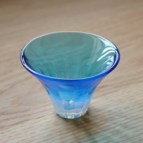 青山硝子｜冷酒器 富士山 杯 ＧＭ-223BOP 冷酒グラス お洒落 利き酒