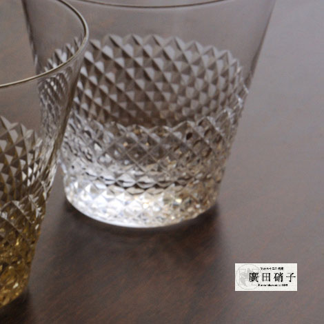 【江戸硝子／綾 １０オンスオールド 透明】