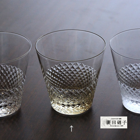 【江戸硝子／綾 １０オンスオールド 古代色】