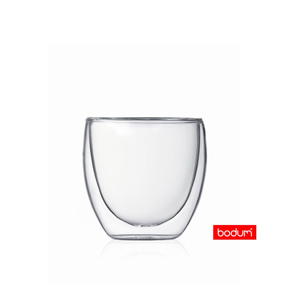 bodum（ボダム）｜タンブラー ダブルウォールグラス パヴィーナ 80 80ml （2個入） 食洗機対応 保冷 保温 耐熱グラス おしゃれ 