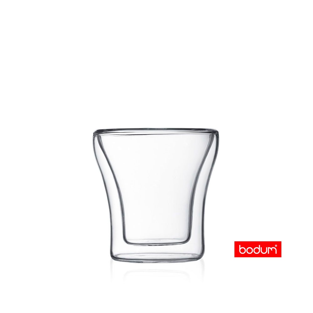 bodum（ボダム）｜タンブラー ダブルウォールグラス アッサム 100 100ml （2個入） 食洗機対応 保冷 保温 耐熱グラス おしゃれ 