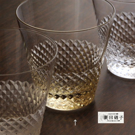 【江戸硝子／綾 １０オンスオールド 古代色】