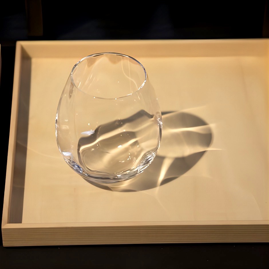 廣田硝子｜タンブラー 花蕾 karai 花 KARA-27 桐箱付き 上品 高級感 可愛い ワイン 日本酒 