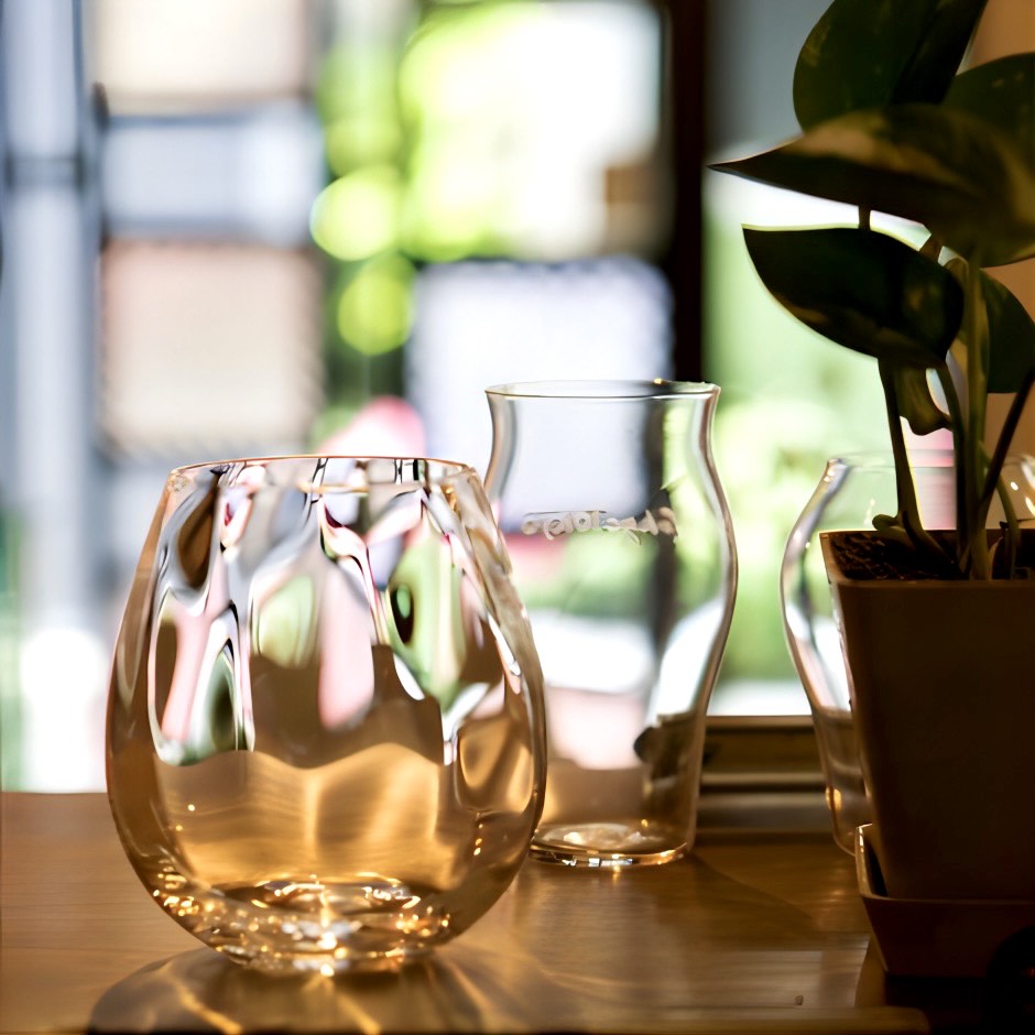 廣田硝子｜タンブラー 花蕾 karai 花 KARA-27 桐箱付き 上品 高級感 可愛い ワイン 日本酒 