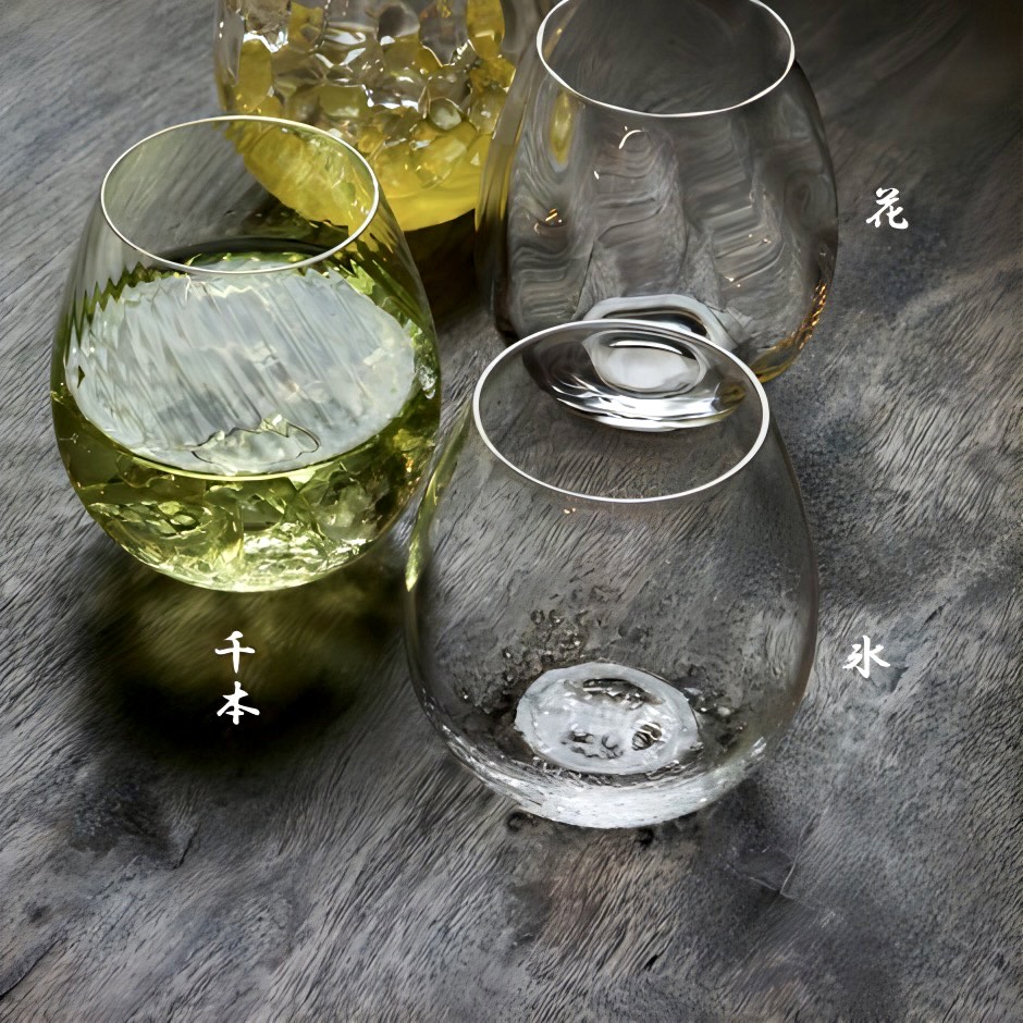 廣田硝子｜タンブラー 花蕾 karai 花 KARA-27 桐箱付き 上品 高級感 可愛い ワイン 日本酒 