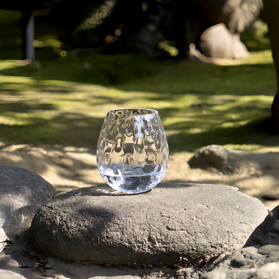 廣田硝子｜タンブラー 花蕾 karai 玉 KARA-25 桐箱付き 上品 高級感 可愛い ワイン 日本酒 