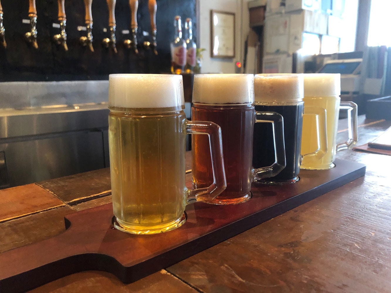 リビー｜飲み比べ用木製サービングボード 96381　