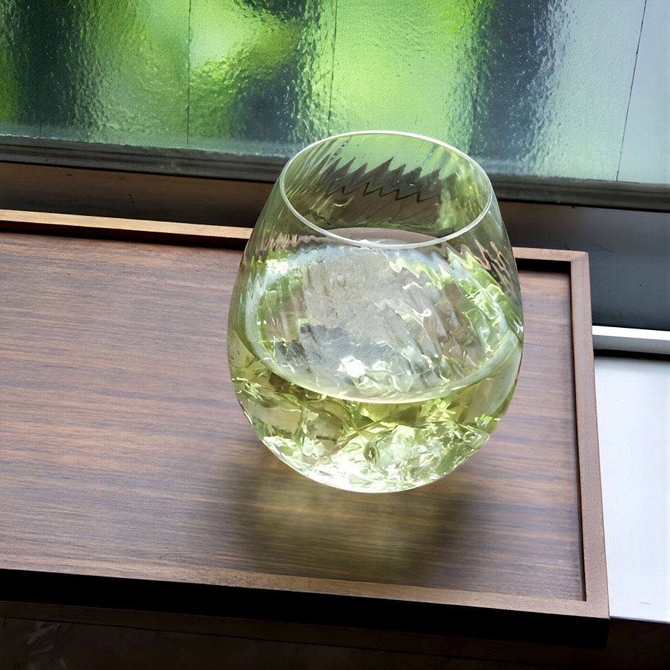 廣田硝子｜タンブラー 花蕾 karai 千本 KARA-24 桐箱付き 上品 高級感 可愛い ワイン 日本酒 