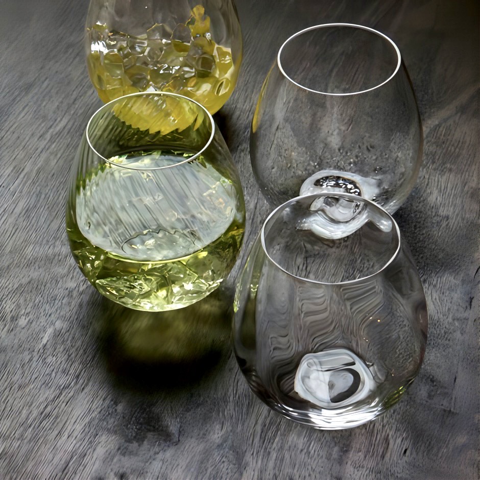 未使用品高級のボヘミア デキャンタ グラス セット 切子 金彩 硝子