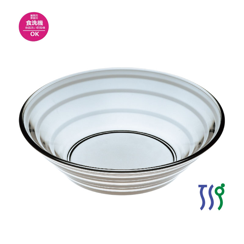 東洋佐々木ガラス｜鉢・ボール ルラック ボウル （シルバーグレー）P