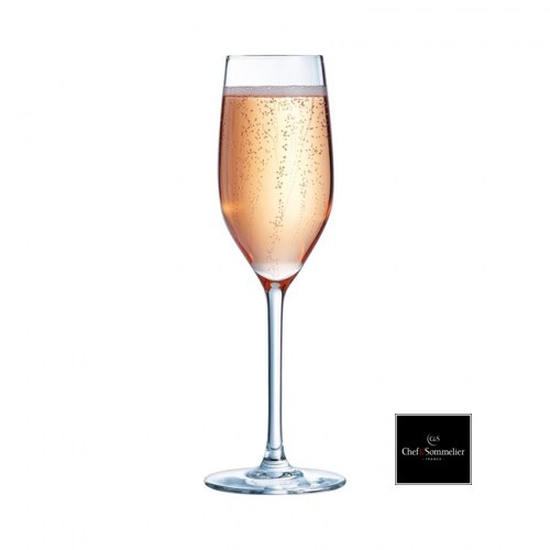 【シャンパングラス】【シェフ＆ソムリエ　シークエンス フルート１７　170cｃ】
