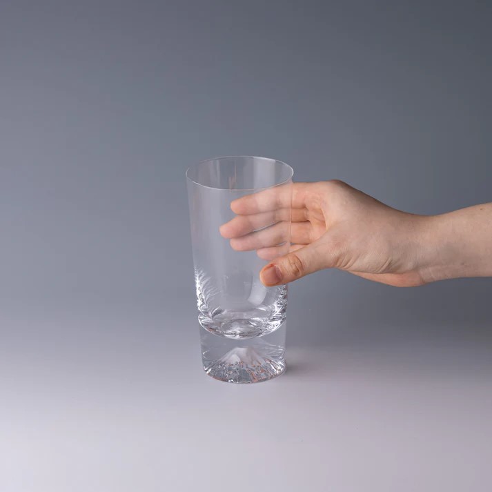 田島硝子｜タンブラー 富士山グラス 観光庁長官賞 木箱付 おしゃれ 江戸硝子 ハンドメイド 正規品 日本製