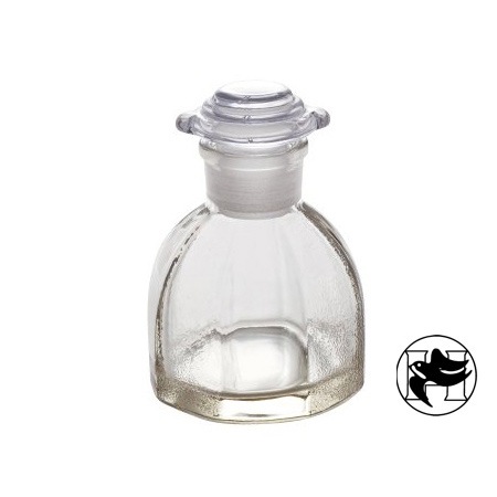 廣田硝子｜醤油さし 復刻醤油差し 八角 アンバー色 垂れない 液だれしない 調味料入れ 日本製 レトロ 家庭用 業務用