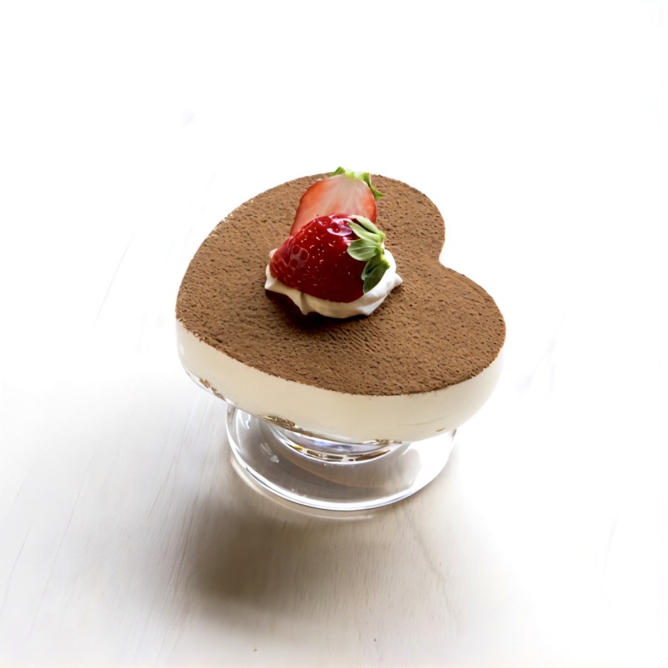 廣田硝子|パフェ・サンデーグラス 想グラス ハート型 サンデートレー スキ クリア HT-3W 昭和 モダン レトロ デザート 可愛い 喫茶