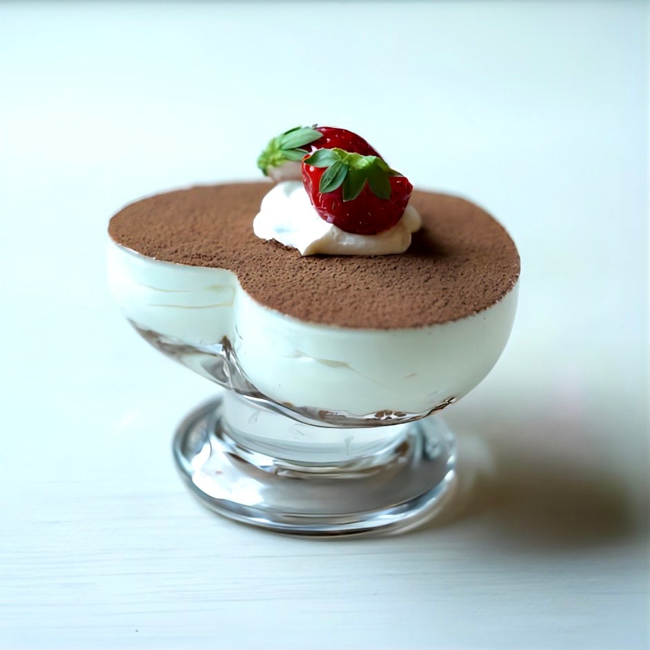 廣田硝子|パフェ・サンデーグラス 想グラス ハート型 サンデートレー スキ クリア HT-3W 昭和 モダン レトロ デザート 可愛い 喫茶