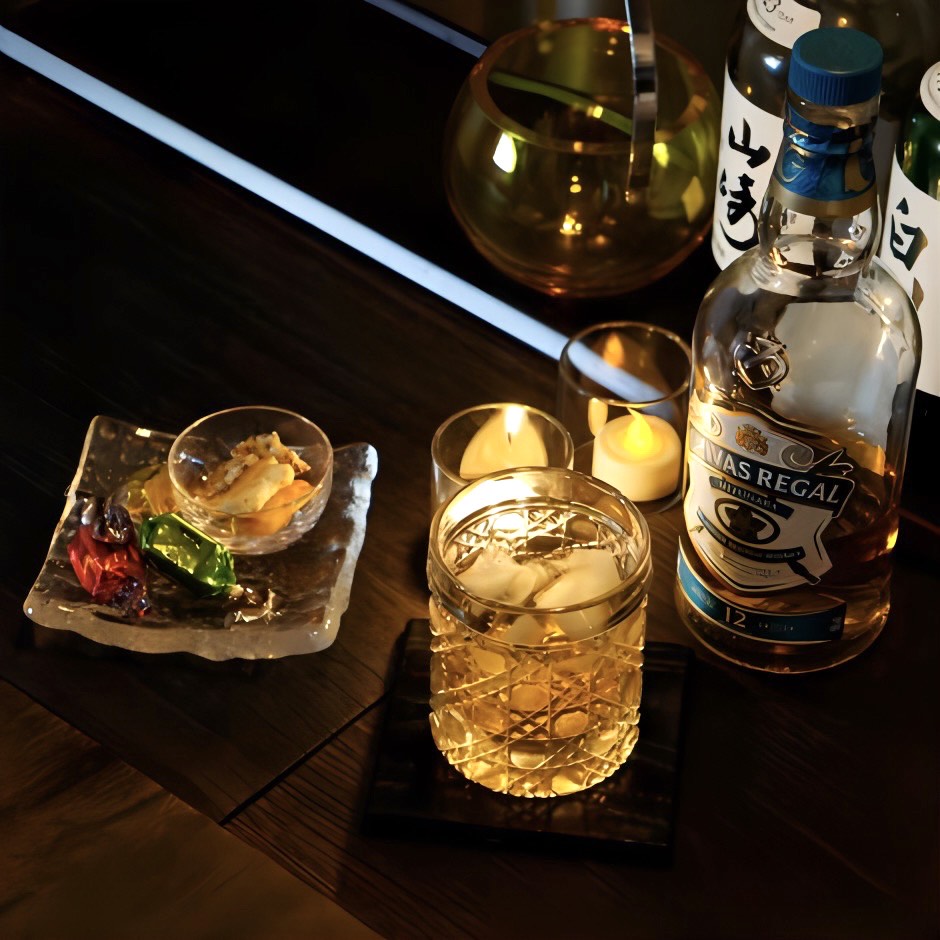 廣田硝子｜ロックグラス カゴメ オールド 古代色 751-OA 切子 酒器