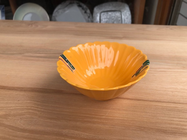 黄釉三彩菊形小鉢 ｳ058-098】 | 和食器 | | 業務用グラス専門店