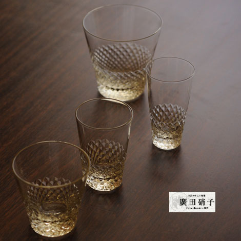 【江戸硝子／綾 １０オンスオールド 古代色】