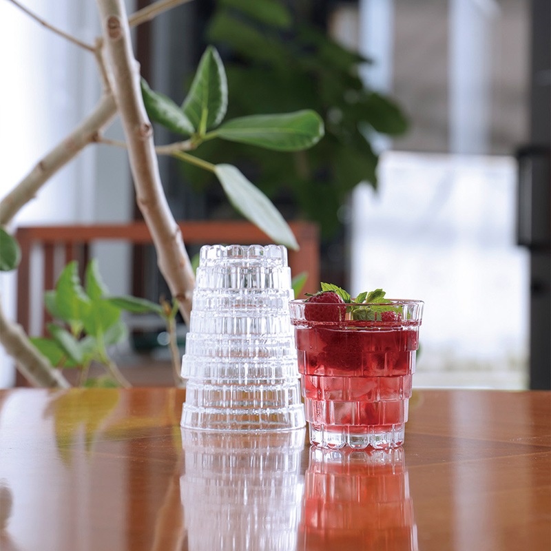 RCR（アールシーアール）｜ロックグラス スタックDOF 310ml（イタリア製）食洗機対応 積み重ねOK 高級感 おしゃれ エレガント