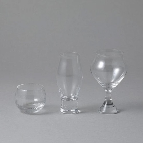 木本硝子（KIMOTO GLASS）｜酒器 サケグラスセレクション 3点セット 日本酒グラス 脚付 高級感 ウイスキー デザート お洒落 ギフト 日本製 冷酒 