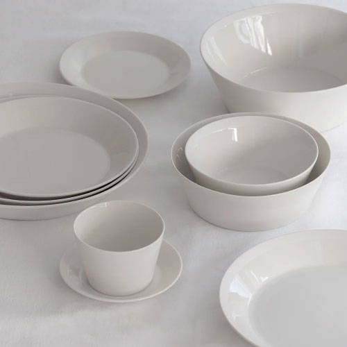 yumiko iihoshi porcelain × 木村硝子店｜皿・鉢 dishes bowl S (ivory)  アイボリー マット仕上げ おしゃれ 電子レンジ 食洗機対応