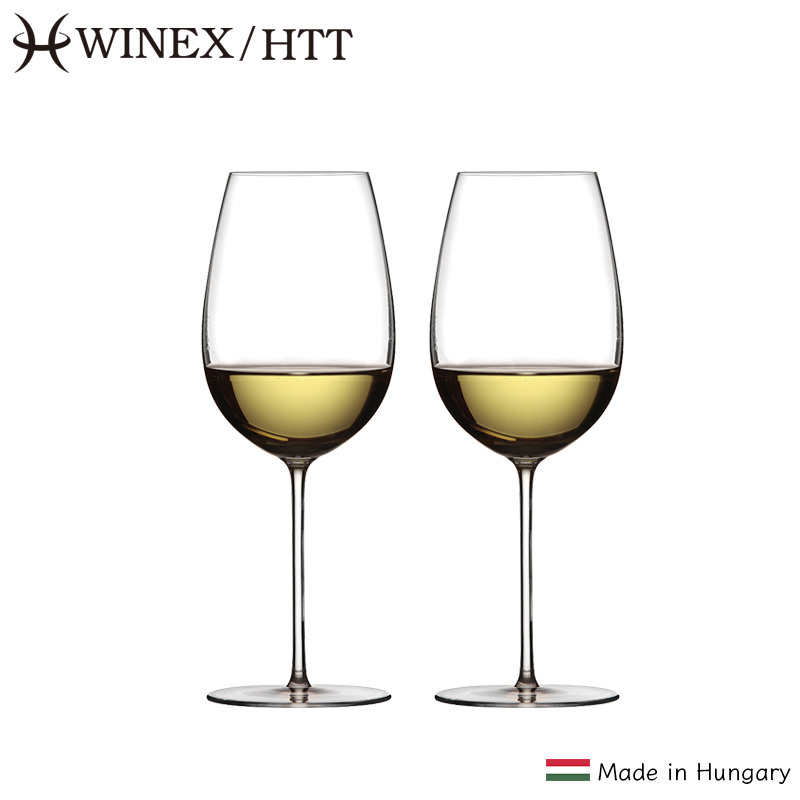 WINEX/HTT ｜ワイングラス GH103KC-2 ホワイトワイン ペア ハンドメイド 業務用 おしゃれ 食洗機対応 箱付き ギフト