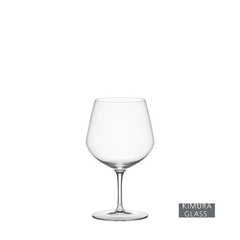 木村硝子店（Kimura Glass）sen red wine glass 370cc｜柴田文江デザインが生む、大きめボウルで赤ワインの香りが引き立つ一脚　業務用から日常使いまで幅広く活躍