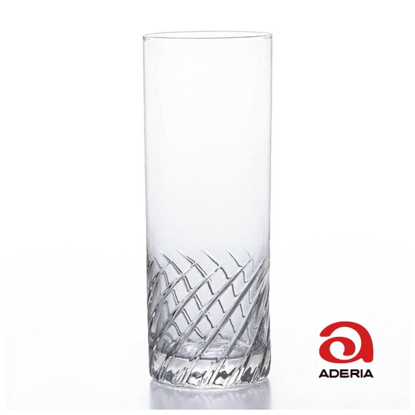 ADERIA（アデリア）｜タンブラー スラッシュ コーリン12 360cc B-2330 （６個入） お洒落 食洗機対応 業務用 カットグラス