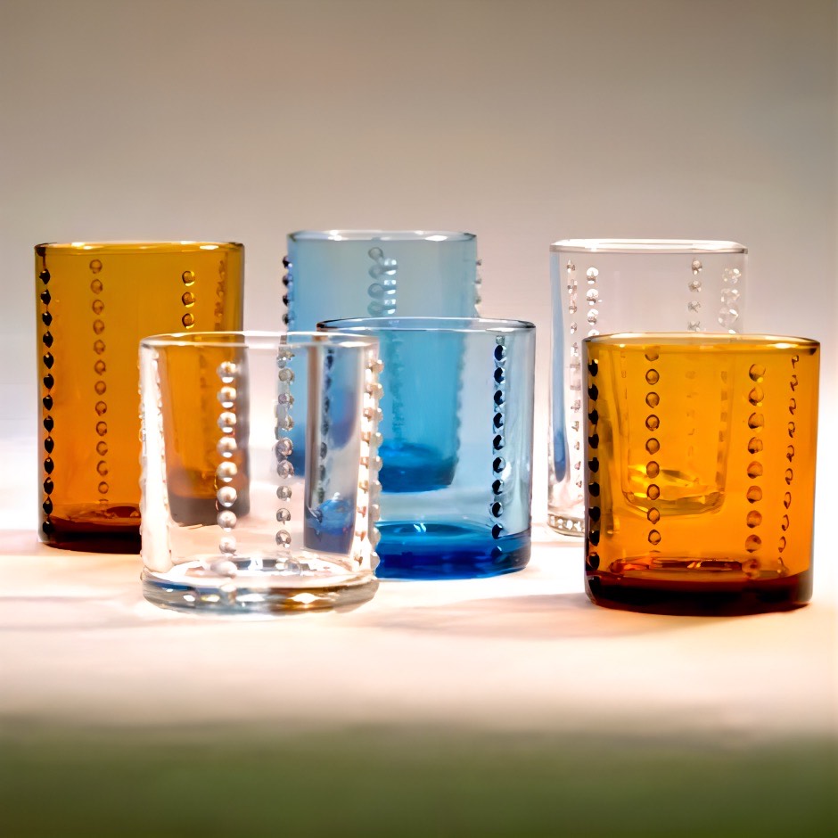 廣田硝子｜タンブラー Yグラス S ブルー YS-1BL 柳宗理 モダン シック デザート 前菜 日本製 