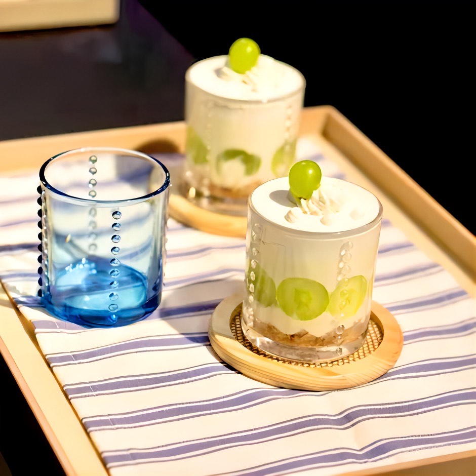 廣田硝子｜タンブラー Yグラス S ブルー YS-1BL 柳宗理 モダン シック デザート 前菜 日本製 